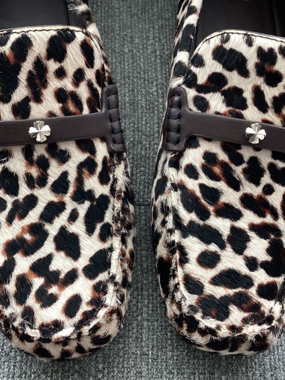 kate spade new york Women's Flower Stud Round Toe Moccasin Loafers, size 6.5 - Picture 9 of 12